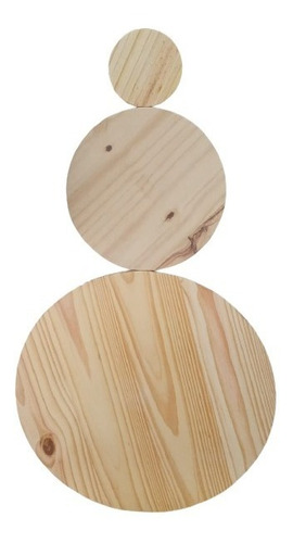 Circulo De Pino De 20cm De Diametro