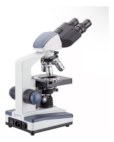 Microscopio Binocular Amscope B020c 40x-2500x 3d Led Blanco