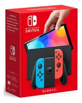 Comprar Nintendo Switch Modelo Oled 64gb Azul Neón \u002F Rojo Neón Nuevo