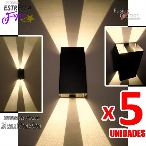 Aplique Iluminacion Efectos Rayos Ideal Fiesta Bar Pack X5un