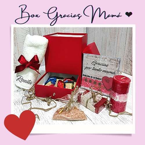 Imagen 3 de 3 de Box Gracias Mamá - Regalos Personalizados Dia De La Madre