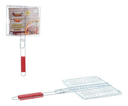 Grelha Para Churrasqueira 50x24cm Grill Churrasco