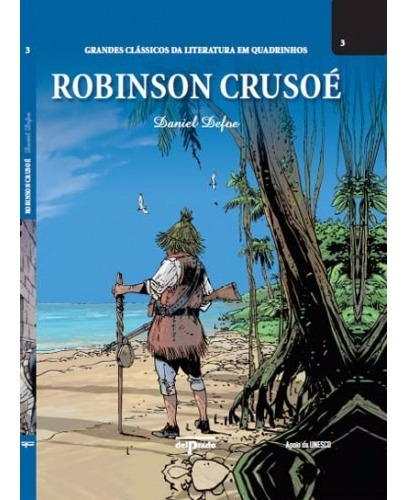 Livro Robinson Crusoé - Grandes Clássicos Em Quadrinhos 