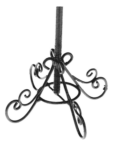 Soporte De Jaula De Metal Negro Vintage Para Accesorios De A