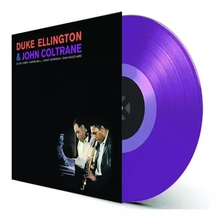 Lp Duke Ellington & John Coltrane Vinil Azul 180g Lacrado