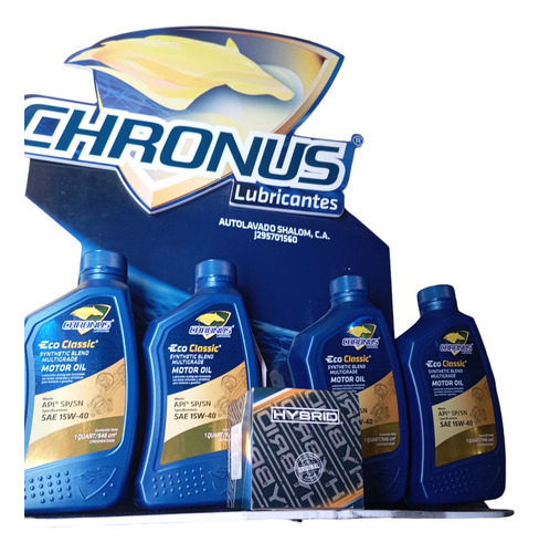 Aceite Chronus 15w40 Semi Sintético + Filtro Aceite