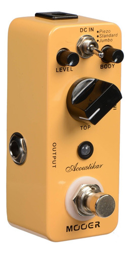 Pedal Mooer Acoustikar Simulador De Acustica