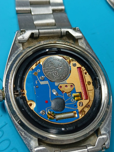 Reloj Usado Jughans Analógico Hombre Plateado Plateado Blanco (Usado)