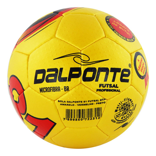 Bola De Futebol Dalponte 81 Star Futsal Amarelo Original