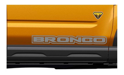 Sticker Bronco Costados De Puertas Compatible Con Bronco