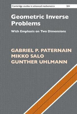 Libro Geometric Inverse Problems : With Emphasis On Two D...