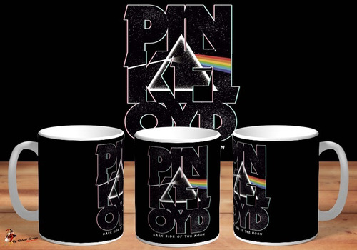 Taza De Ceramica Pink Floyd Dark Side Of The Moon Art