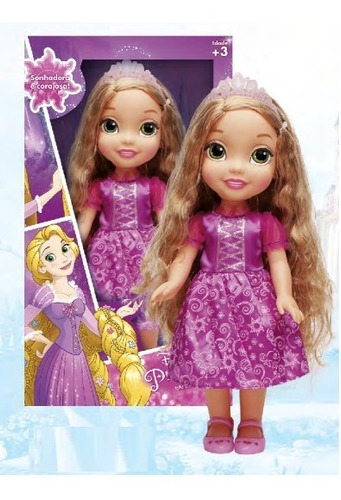 Muñeca Princesa Rapunzel Real 35cm Original Disney