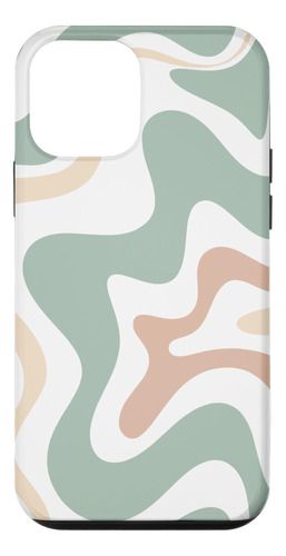 iPhone 12 Mini Swirls 60s 70s Caja Estétic B08rmbvrp4_300324