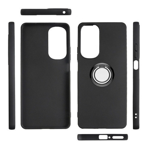 Funda Moto Edge 30 -  Tpu Con Soporte  + Vidrio Templado