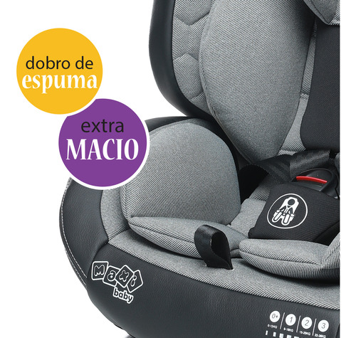 Cadeira Bebe Carro Até 36kgs Isofix Max360 Maxi Baby