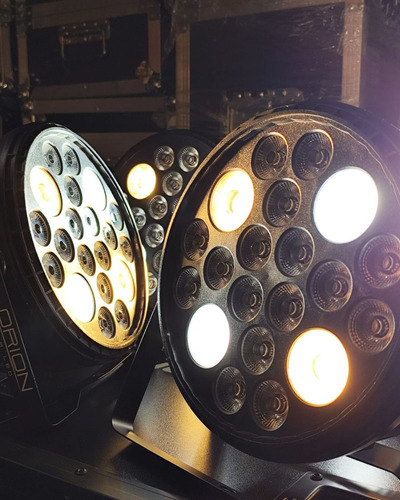 Par Led Orion Luz Fria/cálida Sunstar 6pz Case Rgb Fullcolor