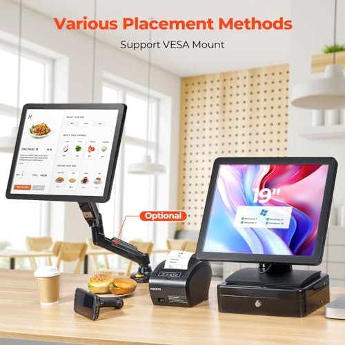 Monitor Pos Com Tela Sensível Ao Toque Munbyn De 19 Polegad
