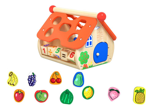 Cubo De Actividades De Madera Juguetes Preescolares