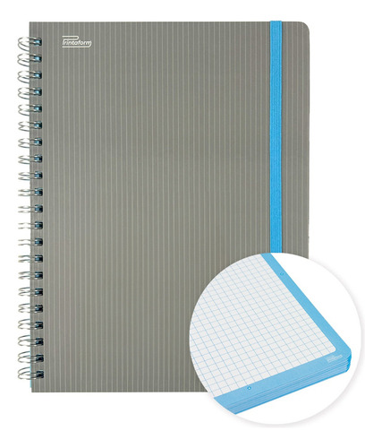 Cuaderno Printaform Profesional Gyn 3 Pzas Pasta Dura 100h Color Pack 4 - Cuadro Chico