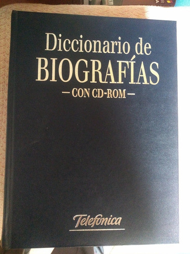 Biografías - Diccionario De Biografías 2 Tomos Con Cd-rom