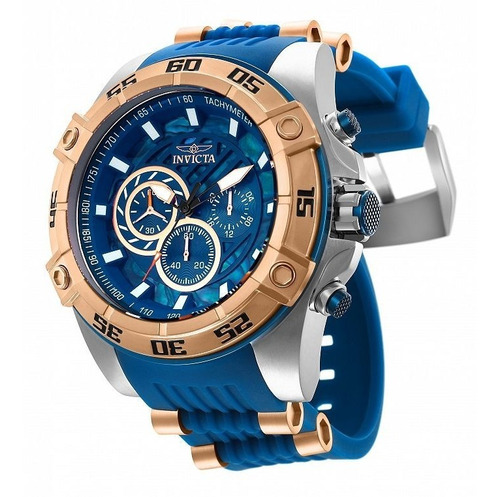 Precioso Invicta Speedway 27255 Rose Gold Abalone Nuevo!