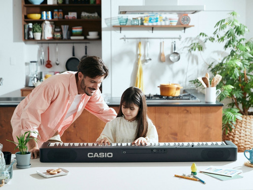 Imagen 6 de 6 de Piano Casio Digital Cdp-s160 Negro