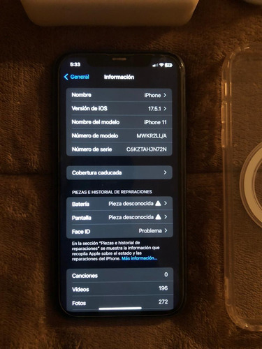 Apple iPhone 11 (64 Gb) - Negro (Usado)