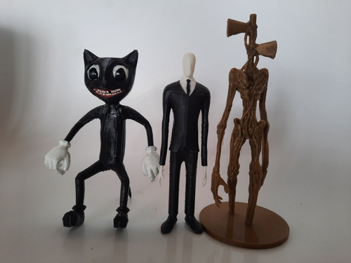 Siren Head, Cartoon Cat Y Slenderman