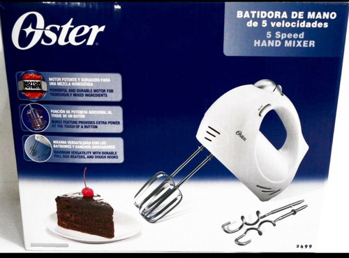Batidora De Inmersión Oster 2499 Blanca 60 Hz 120 v