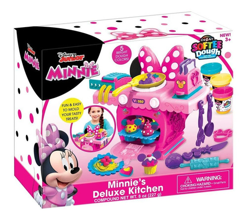 Cra Z Art Disney Junior Minnie Mouse Deluxe Kitchen Set