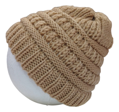 Turbante, Gorrito Para Bebé De Tejido Sencillo Sin Moño