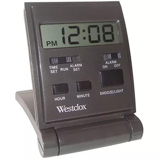 Travelmate Folding Alarm Clock, Negro (reloj Despertado...