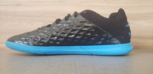 Chuteira Nike Tiempo Legend 8 Azul E Preto