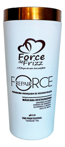 Máscara Sos Mandioca Force Repair Force De Frizz 1000gr