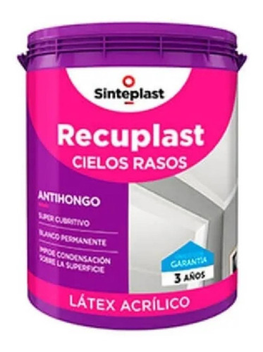 Recuplast Cielos Rasos 4 Lts