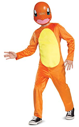 Disfraz De Pokemon Charmander Para Niños, Traje De Personaje