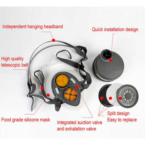 Cover For Work Protection, Reutilizable, Máscara Facial Anti