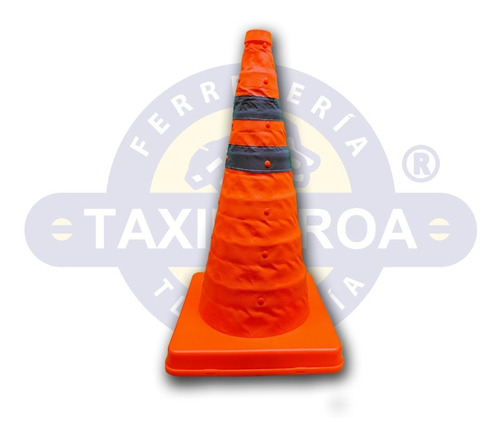 Cono Vial Plegable De Precaucion Naranja 45 Cm Taximaroa