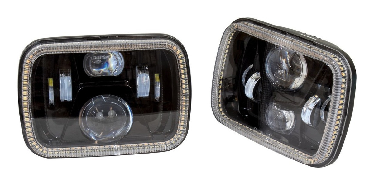 Faros Led Drl Grand Cherokee Xj Jeep Wrangler Yj Sj Angel