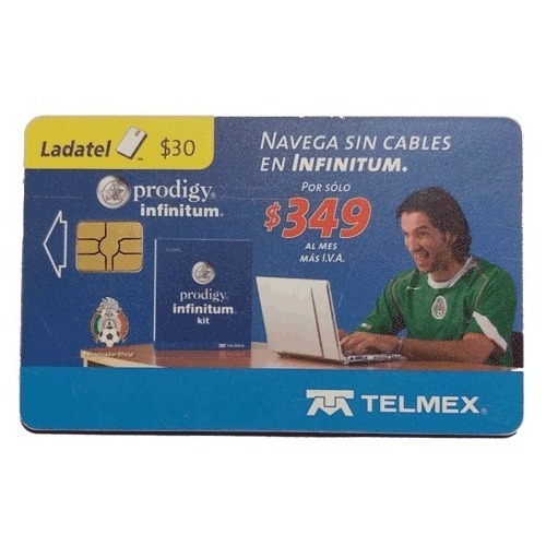 Tarjeta Telefónica Telmex - Infinitum 349