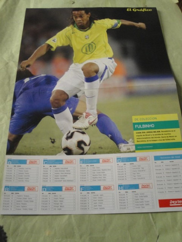 Lamina Ronaldinho Seleccion De Brasil