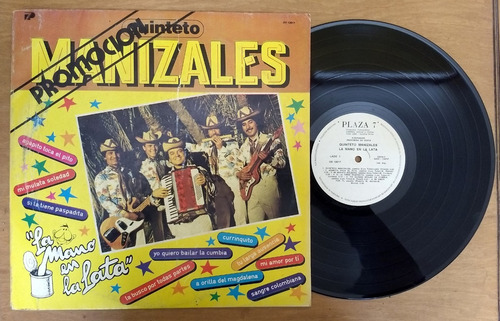 Quinteto Manizales La Mano En La Lata Disco Vinilo Lp