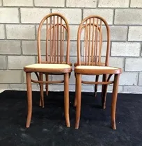 Comprar Antiguo Juego De 4 Sillas Thonet Mod 643 Original C\u002F Sello