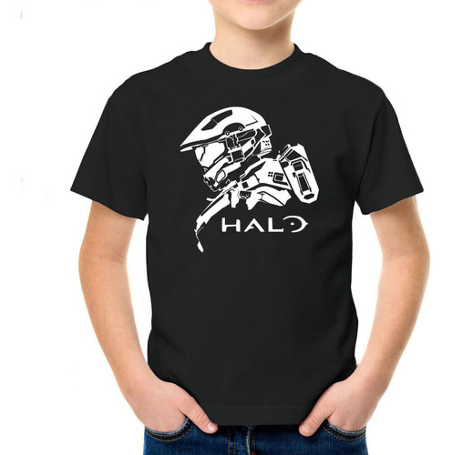 Playera De Niño Videojuegos Halo Xbox Master Chief Regalos