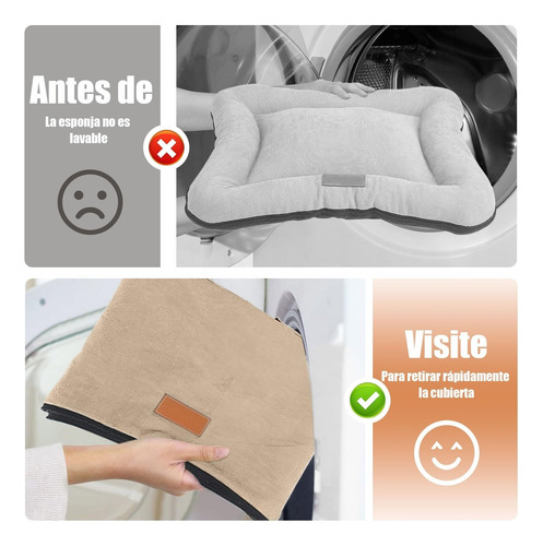 Cama For Perros Medianos, Alfombra Suave Y Esponjosa For