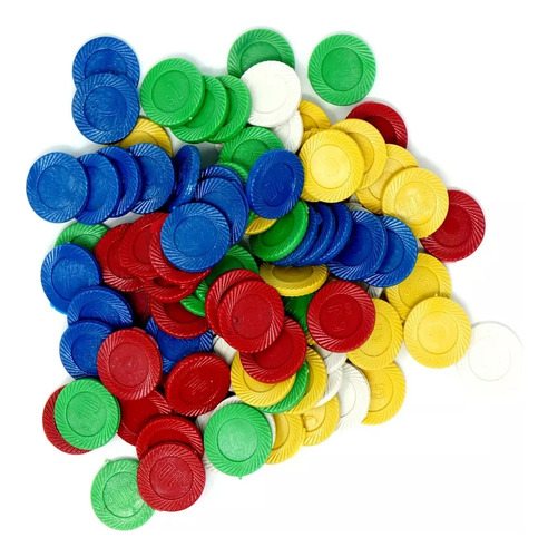 Fichas Didácticas 300 Pzs Poker Surtido De Colores