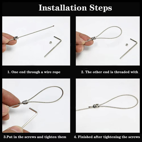 Wire Rope Clamps Clip Accessories Multifunctional Easily