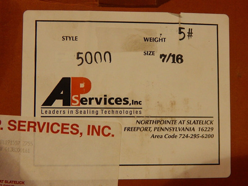 New Ap Service Valve Packing Style 5000 5# 7/16 *free Sh Mww