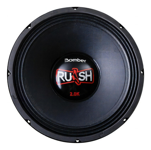 Woofer Bomber Rush 2.0k 12 1000 Watts Rms 4 Ohms Bomber Cor Preto